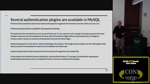 MySQL 57 Security Dave Stokes смотреть онлайн