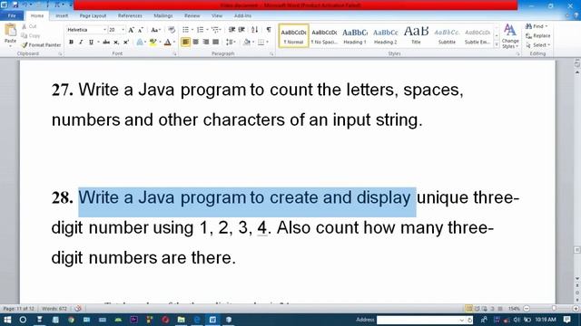Java problem solving 26-30 | Count letter and space, count three digits number смотреть онлайн