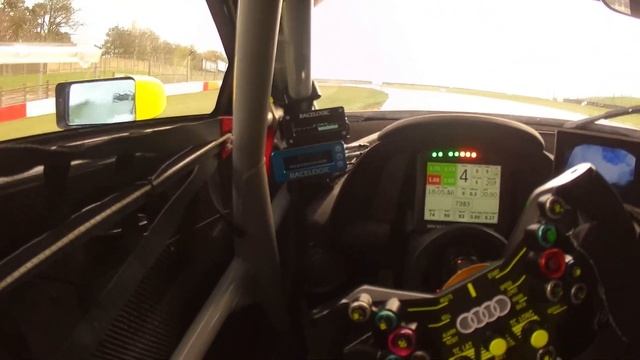 WET POV DRIVE In The Audi R8 LMS EVO II Around Donington Park смотреть онлайн