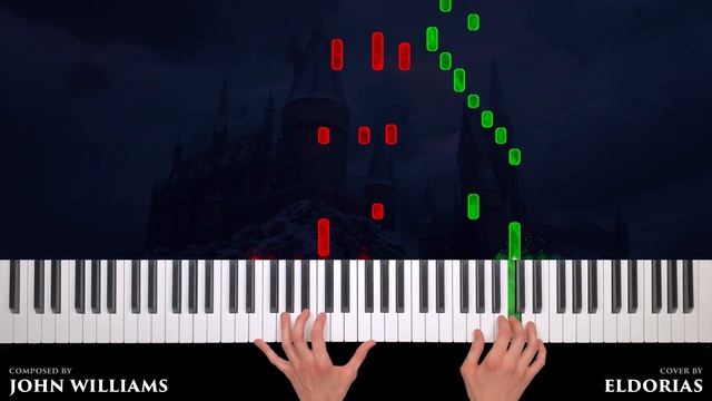Christmas at Hogwarts - Harry Potter - Piano Cover & Tutorial смотреть онлайн