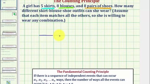 Ex: Determine the Number of Possible Outfits - Counting Principle смотреть онлайн