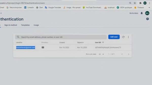 Flutter login, registration, save login & forgot password with firebase authentication.
