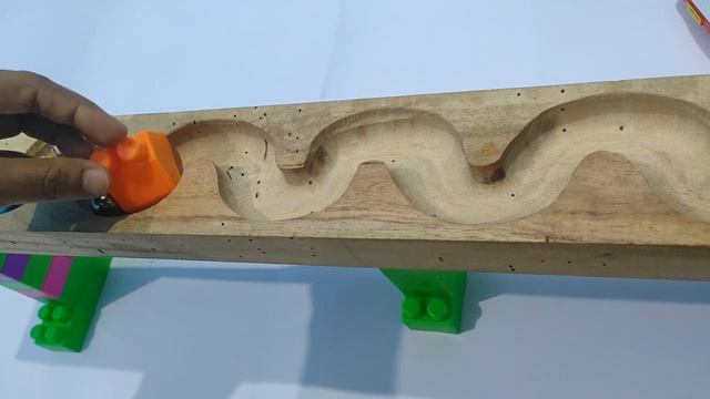 Marble Run Race ☆ HABA Slope, Dump Truck | #marble #marblerun #asmr #trending #viral