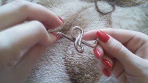 Решение металлической головоломки "Крючки"