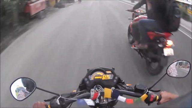 Going home 🏠|yamaha fz-s and fz v2, Royal enfield thunderbird, kolkata| смотреть онлайн