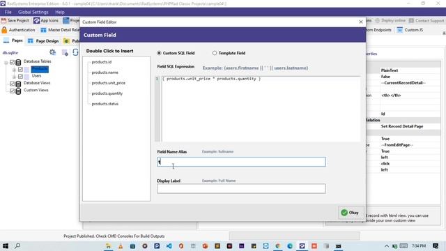 Table Field Calculations | Radsystems Studio | Low code Software смотреть онлайн