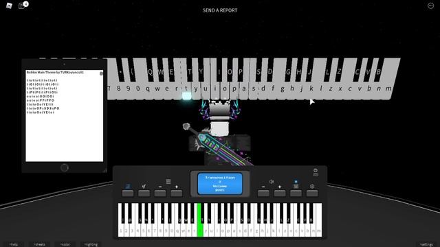 Roblox Main Theme on Roblox Piano! смотреть онлайн