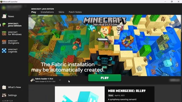 How to Install Fabric for Minecraft 1.19.4 | Minecraft смотреть онлайн