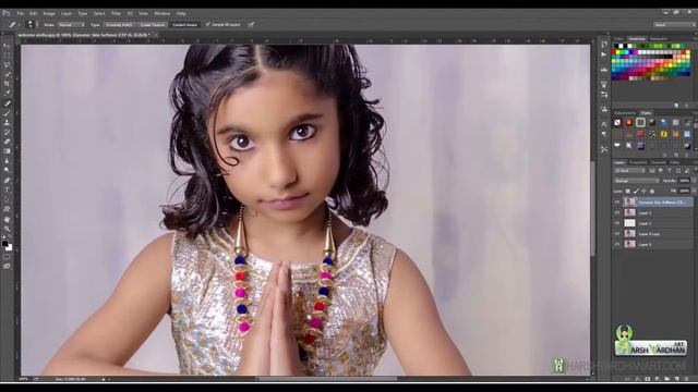 Easy Skin retouching, Beauty Editing, Airbrush, Smooth Skin Photoshop Tutorial смотреть онлайн