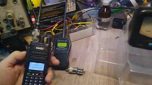Рация UV-83 диапазона 180-390 МГц, RX+TX. Измеряем мощность смотреть онлайн