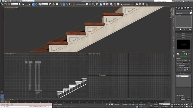 TUTORIAL: Modelling Stairs with RailClone in 3ds Max (beginner) смотреть онлайн