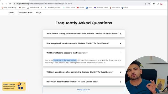 Free Microsoft Excel Certification With ChatGPT | Learn MS- EXCEL | 5+ AI Based Free Online Courses смотреть онлайн