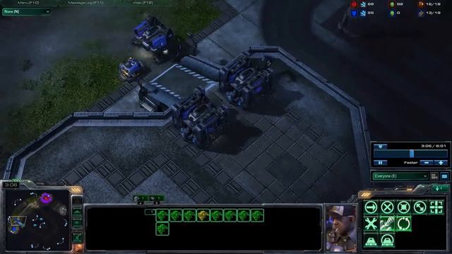 StarCraft 2 Zerg crushing terran cheesy 3 rax all in with scv's смотреть онлайн