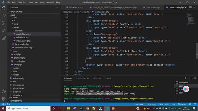 How to Add a New Column to an Existing Table in a Laravel Migration? смотреть онлайн