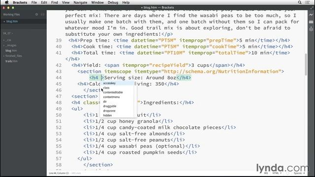 05 07 Вложенная расширенная информация - HTML5 Структура, Синтаксис, и Семантика смотреть онлайн