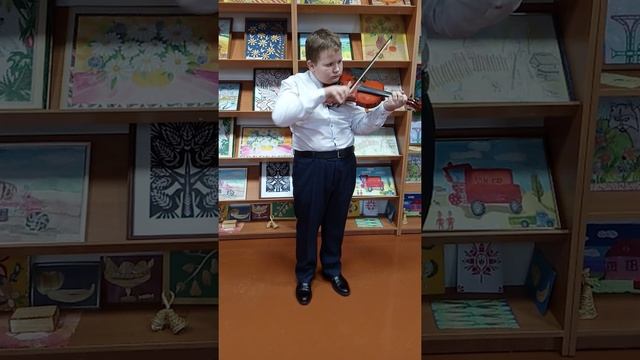 Исаченко Иван 10 лет. Скрипка.П.И.Чайковский " Неаполитанская песенка". смотреть онлайн