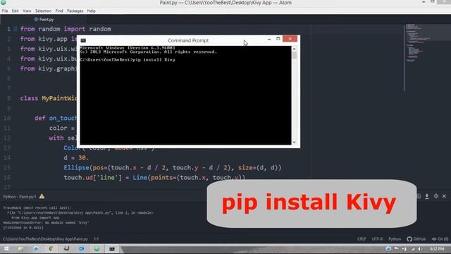 How To Install Kivy | pip install Kivy | No Module Error Fixed | Kivymd | Python | Yoo The Best смотреть онлайн