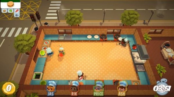 Overcooked - #2 - Meals on Wheels (4 Player Overcooked Co-op Gameplay)