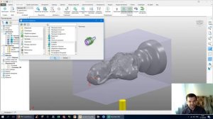 Урок PowerMill-создание УП черновой обработки для поворотной оси.