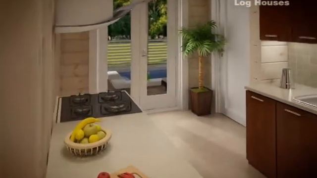 Практичный финский дом Контио Freesia из клееного бруса. Индивидуальный дизайн.