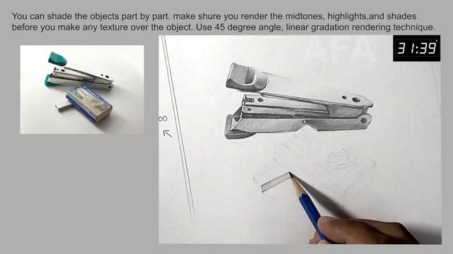 Staple Still life demo Object Drawing смотреть онлайн