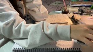 3am cramming before exam // pencil asmr, page-flipping, no music, study with me