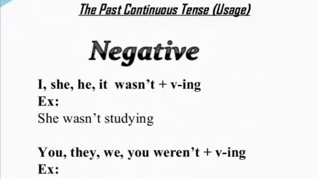 Past continuous tense смотреть онлайн