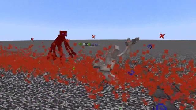Hand Head vs Mutant Monsters Mob Battle Minecraft смотреть онлайн