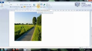 Параметры страницы и вставка изображений в WordPad