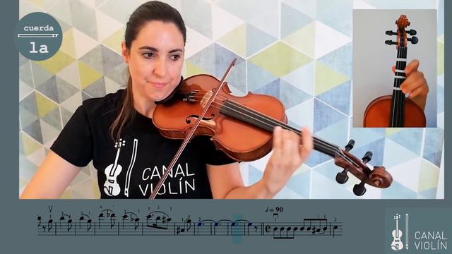 HARRY POTTER Violín tutorial. Partitura y acompañamiento смотреть онлайн