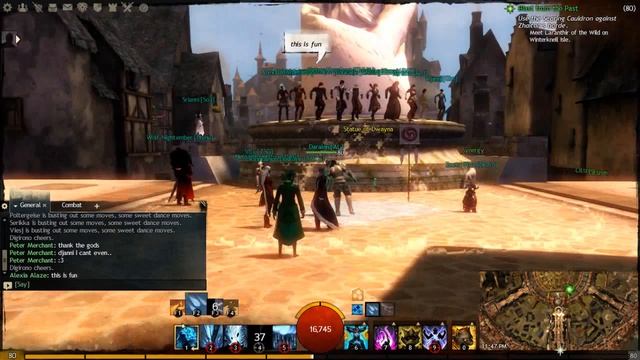 Guild Wars 2 Dwayna Dance Party(This time with clothing!) смотреть онлайн