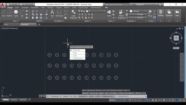 Enumera objetos de forma automática en autocad. Comando TCOUNT смотреть онлайн