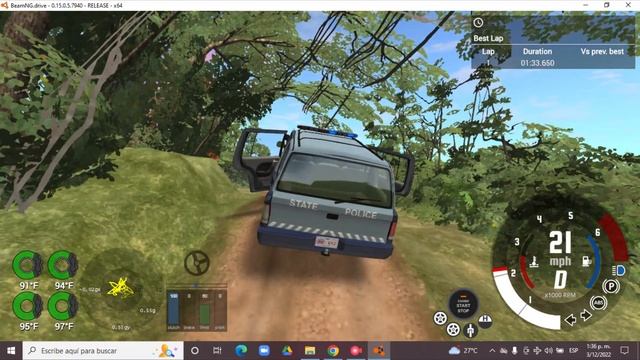 BeamNG.drive 0.15.0.5.7940 (Time Trials) (Ford Explorer [Beam State Police 569]) смотреть онлайн