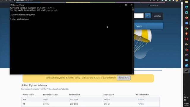 Installed Python but running command line python opens up Microsoft Store instead. Modify install . смотреть онлайн
