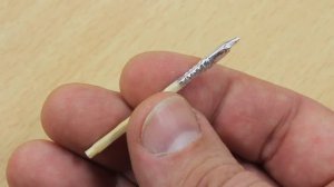 Как сделать ракету из спички и фольги