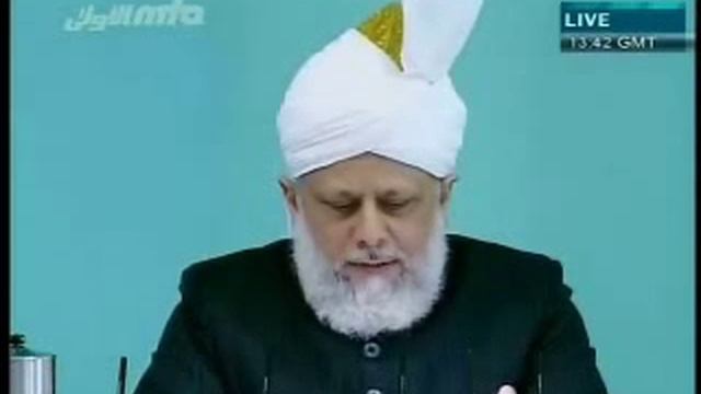 Проповедь Хазрата Мирзы Масрура Ахмада, (26-02-10) часть 4 смотреть онлайн