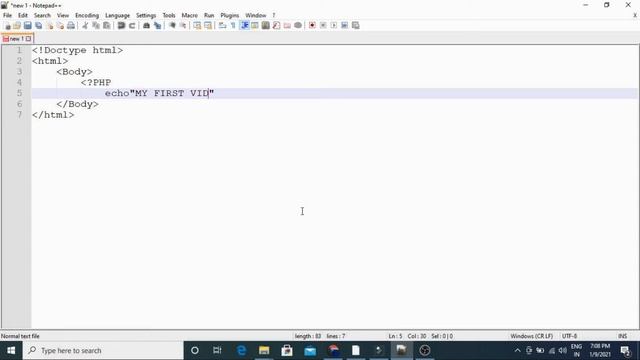 How to Print Message in Php смотреть онлайн