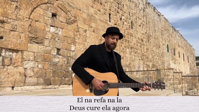 REFA NA - Yair Levi | Levite sing at the steps to the Temple Mount Jerusalem @Israel com a Aline смотреть онлайн