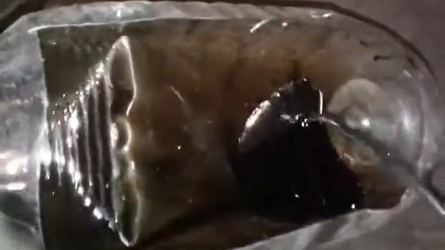 Первый тест вакуумного маслоотсоса