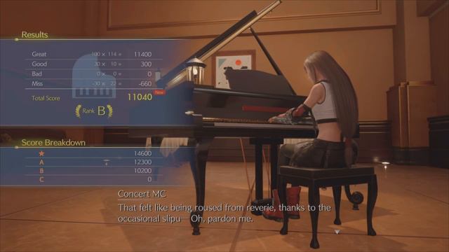 Rewards & Reactions to Tifa's Piano Rank score - Final Fantasy 7 Rebirth смотреть онлайн