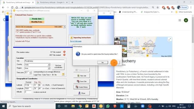 Pvsyst import meteo data I meteonorm tutorial I Pvsyst design I Pvsyst basics I pvsyst training смотреть онлайн