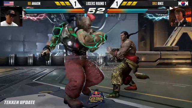 Tekken 7 - Knee (Feng) vs. Anakin (jack 7) Top 8 Losers | Red Bull Golden Letters 2023 смотреть онлайн