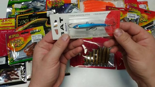 Unboxing посылки c разнообразными силиконовыми и другими приманками от интернет магазина Fmagazin смотреть онлайн