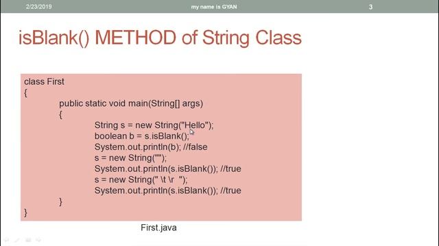 String API in Java | #55 | isBlank() Method of String Class in Java 11 and Higher Versions смотреть онлайн
