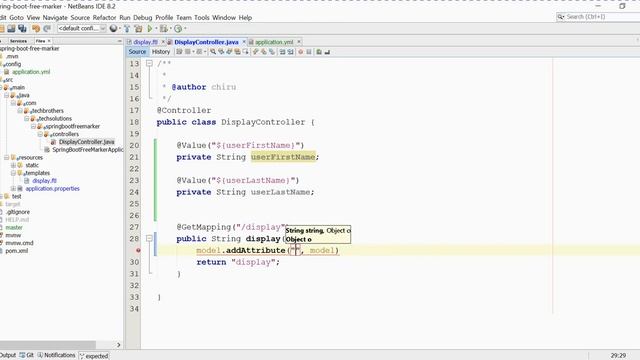 Spring Boot - Reading properties from yml смотреть онлайн