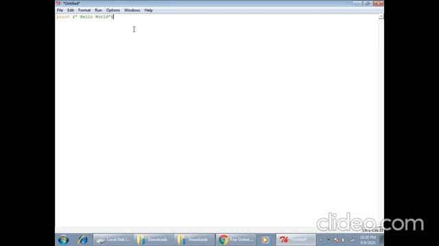 Python Lecture-1 (Print Hello World) Legend Gaming смотреть онлайн