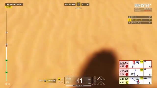 Dakar Desert Rally - Car crash смотреть онлайн