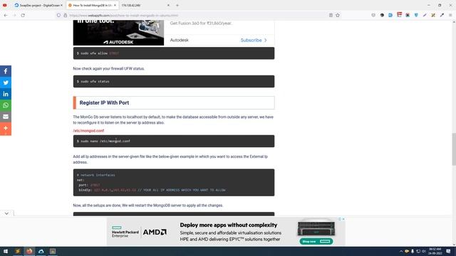 How to Install Mongodb in Ubuntu | Mongodb Tutorial for Beginners | Install Mongodb Server on Ubunt смотреть онлайн
