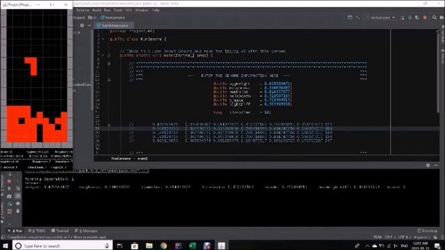 Tetris AI in Java смотреть онлайн