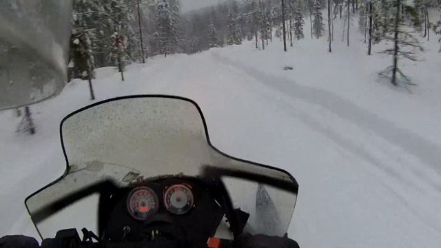 Snowmobile Trip - Tahkovuori Finland 2018 смотреть онлайн